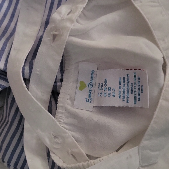 EMMA'S GARDEN 100% organic cotton romper  - Picture 5 of 6